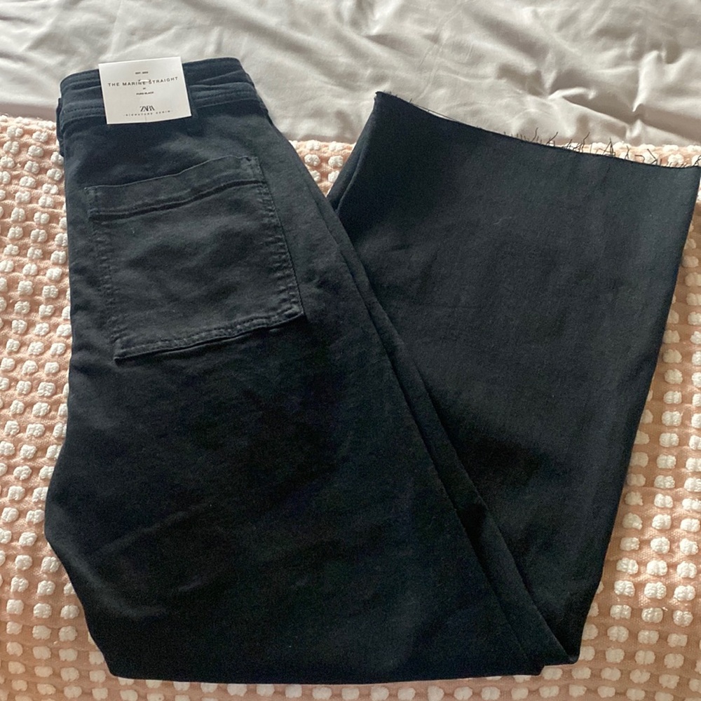 Brand new Zara marine wide leg